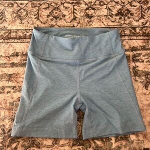 Outdoor Voices Women's Blue Bike Shorts- XS